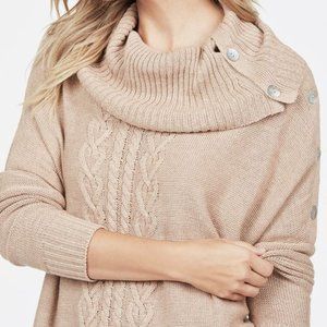 Dolman Side Button Sweater